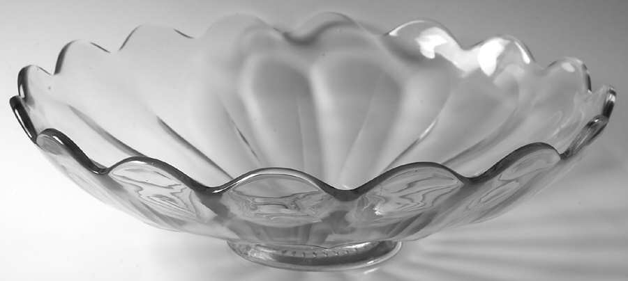 Puritan Clear (Colonial) Shallow Punch Bowl by Heisey-1