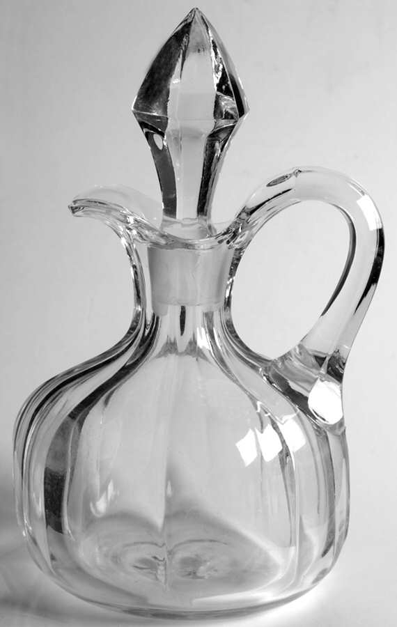 Puritan Clear (Colonial) 6 Oz Cruet & Stopper by Heisey-1