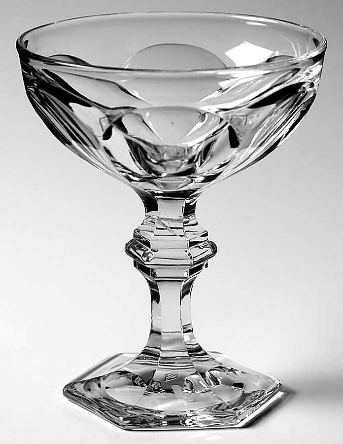 Puritan Clear (Colonial) Champagne/Tall Sherbet by Heisey-1