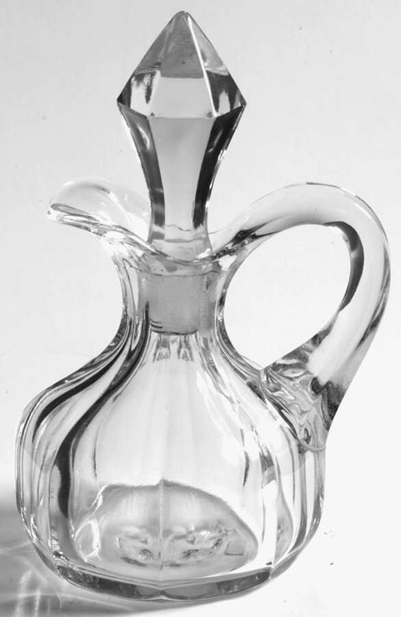 Puritan Clear (Colonial) 2 Oz Cruet & Stopper by Heisey-1