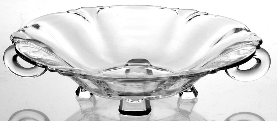 Queen Anne Clear (Line 1509) Footed Mint Dish by Heisey-1