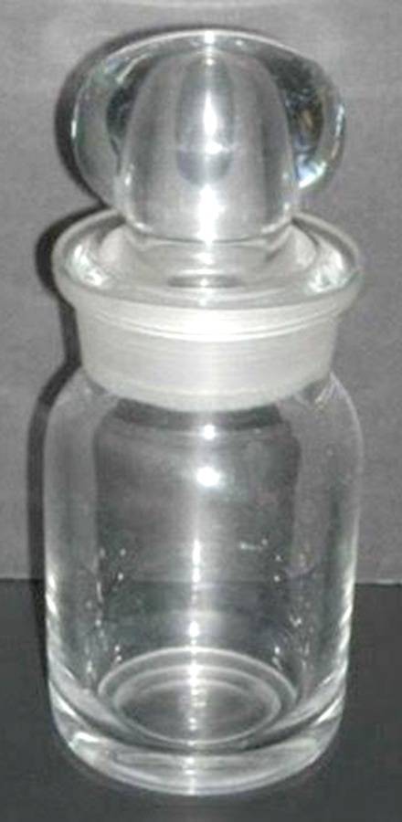 Revere Clear (Non Optic) Horseradish Jar & Lid by Heisey-1