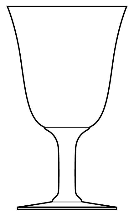 Revere Clear (Non Optic) Water Goblet by Heisey-1