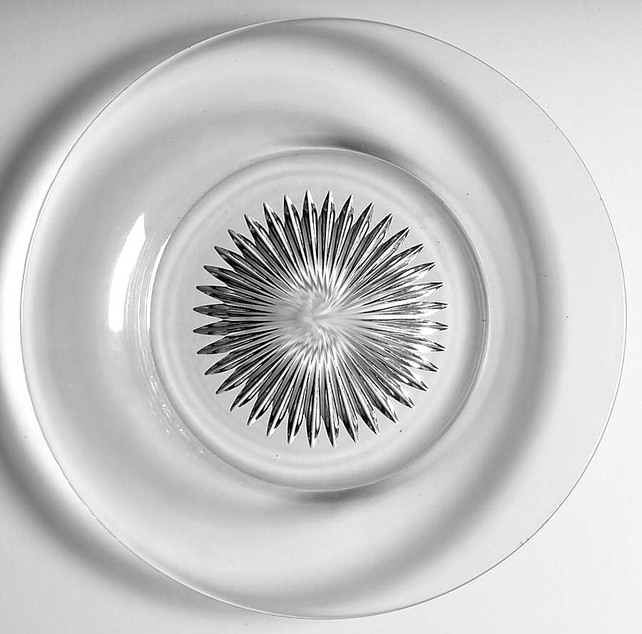 Revere Clear (Non Optic) Luncheon Plate by Heisey-1