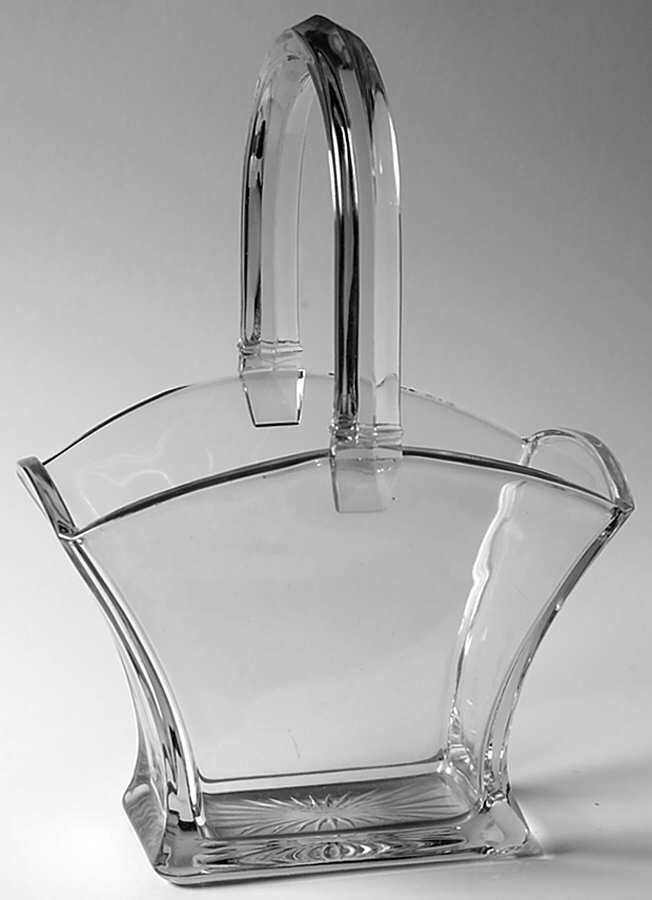 Revere Clear (Non Optic) 11" Basket by Heisey-1