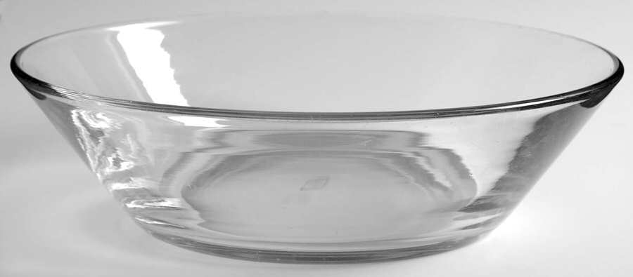 Revere Clear (Non Optic) 8" Nappy by Heisey-1