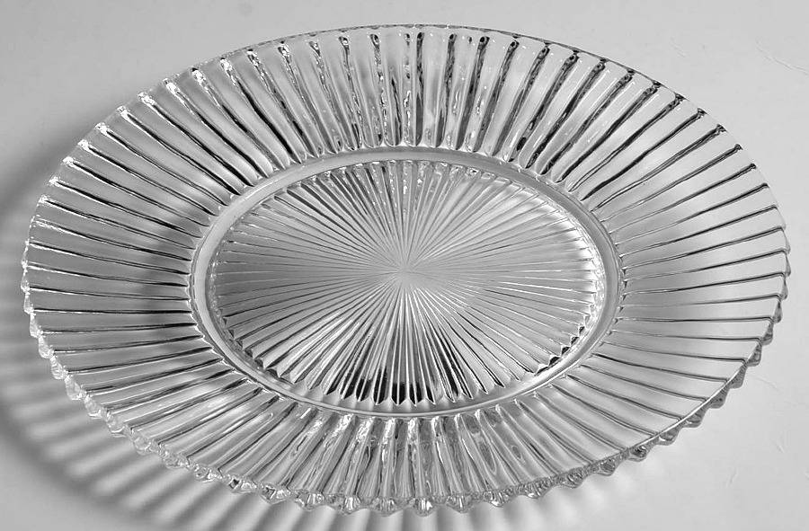 Ridgeleigh (Heavy Pressed Patt) 7" Salad Plate by Heisey-1