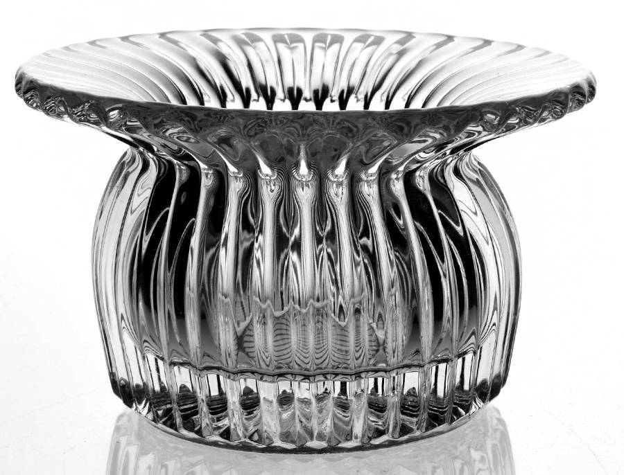 Ridgeleigh (Heavy Pressed Patt) 2" Flared Vase by Heisey-1