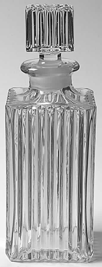 Ridgeleigh (Heavy Pressed Patt) Rye Decanter & Stopper by Heisey-1