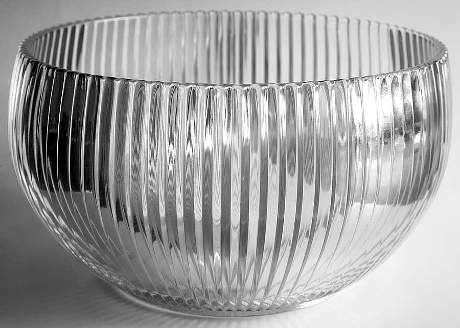 Ridgeleigh (Heavy Pressed Patt) Punch Bowl by Heisey-1
