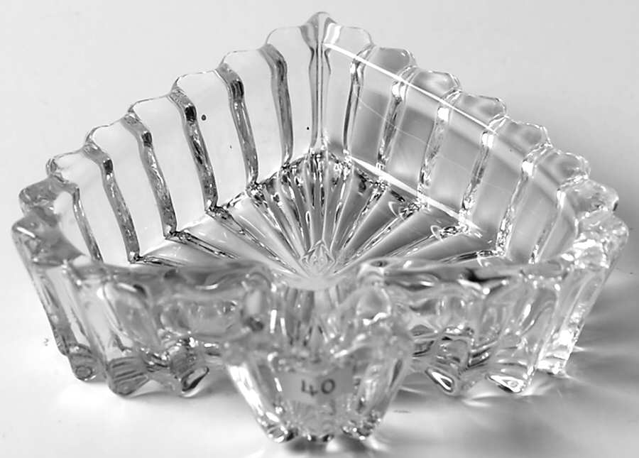 Ridgeleigh (Heavy Pressed Patt) Ashtray by Heisey-1
