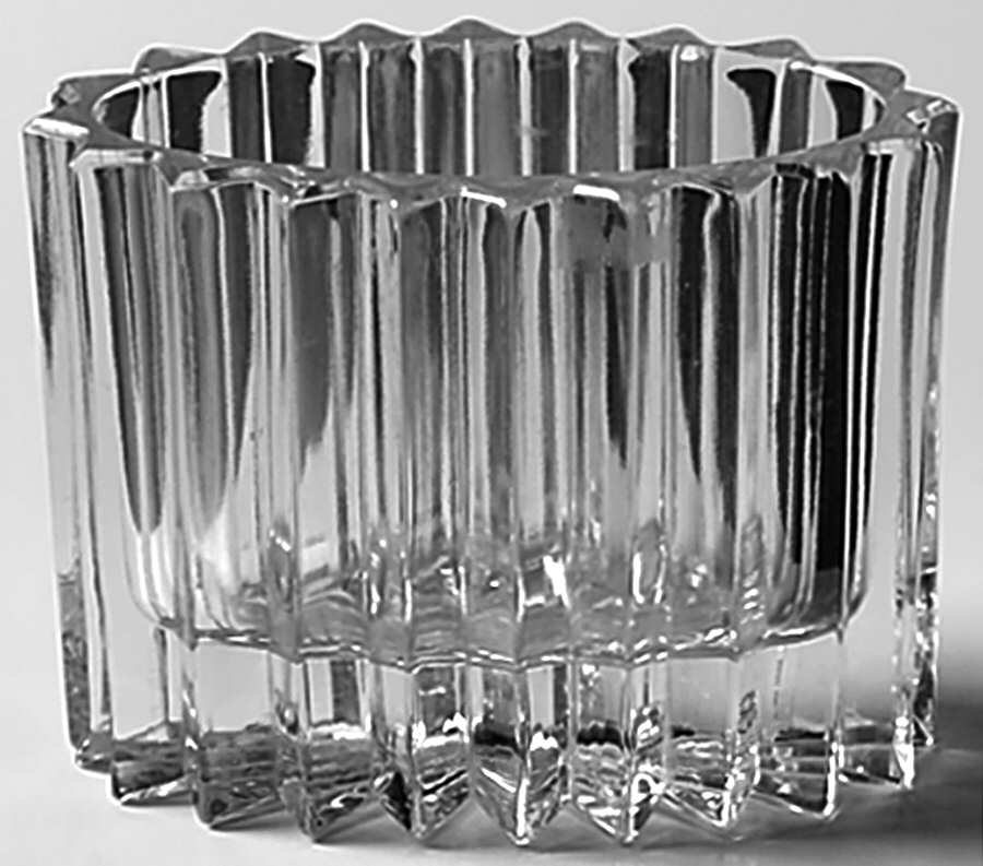 Ridgeleigh (Heavy Pressed Patt) (2 Piece) Square Cigarette Holder & Oval Ashtray by Heisey-1