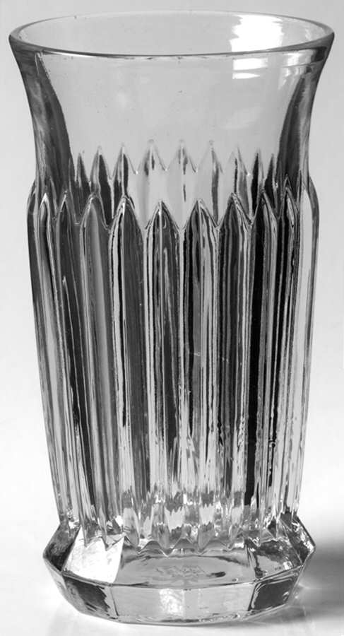 Ridgeleigh (Heavy Pressed Patt) Flat Tumbler by Heisey-1
