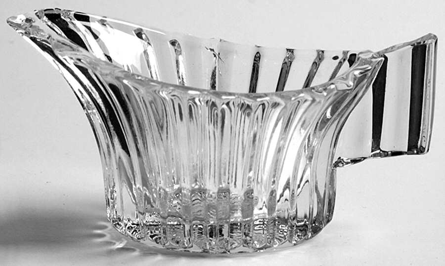 Ridgeleigh (Heavy Pressed Patt) Mini Creamer by Heisey-1
