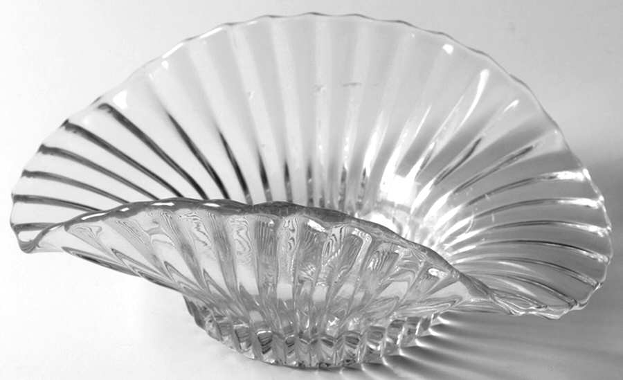 Ridgeleigh (Heavy Pressed Patt) Individual Vase by Heisey-1