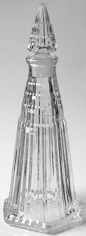 Ridgeleigh (Heavy Pressed Patt) Decanter & Stopper by Heisey-1