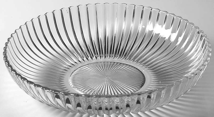 Ridgeleigh (Heavy Pressed Patt) 10" Floral Bowl by Heisey-1