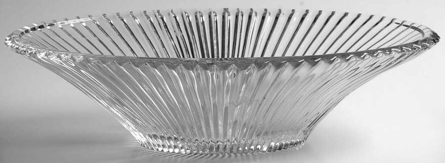 Ridgeleigh (Heavy Pressed Patt) Floral Bowl by Heisey-1