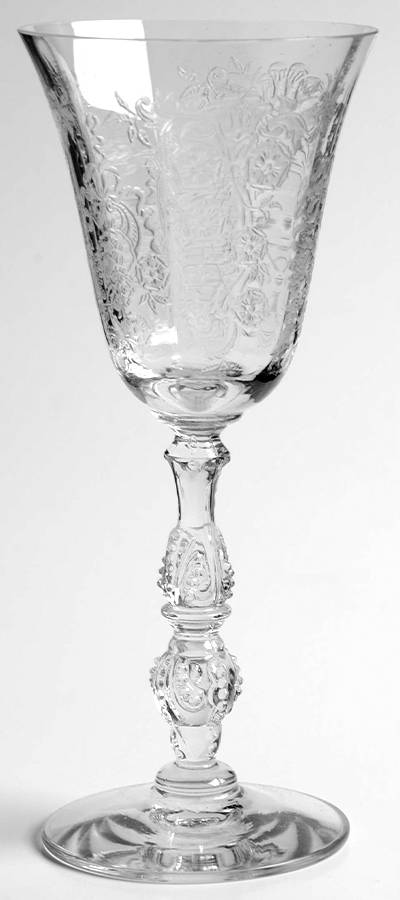 Rosalie (Stem 4092) Claret Wine by Heisey-1