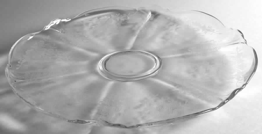 Rosalie (Stem 3408) Medium Torte Plate by Heisey-1