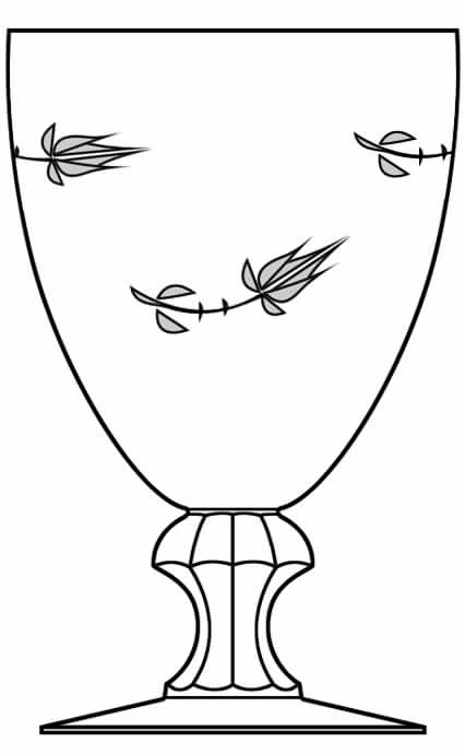 Rosebud Water Goblet by Heisey-1