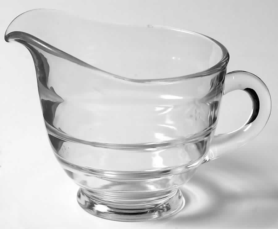 Saturn Clear Creamer by Heisey-1