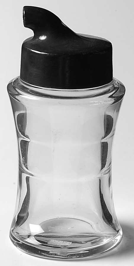 Saturn Clear Sugar Pourer & Metal Lid by Heisey-1