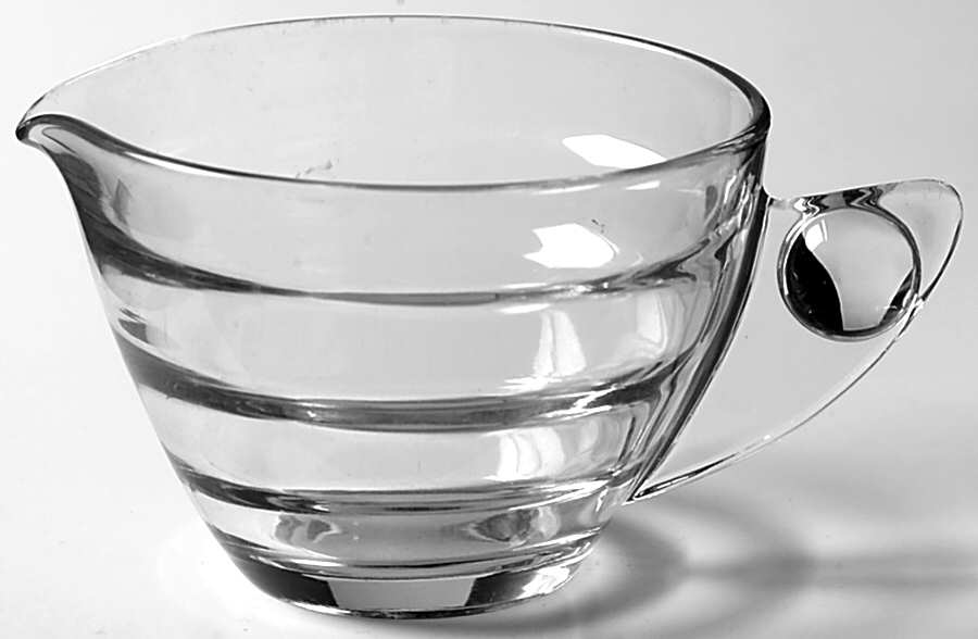 Saturn Clear Creamer by Heisey-1