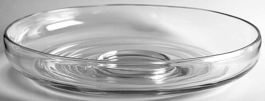 Saturn Clear 12" Hostess Helper Serving Bowl by Heisey-1