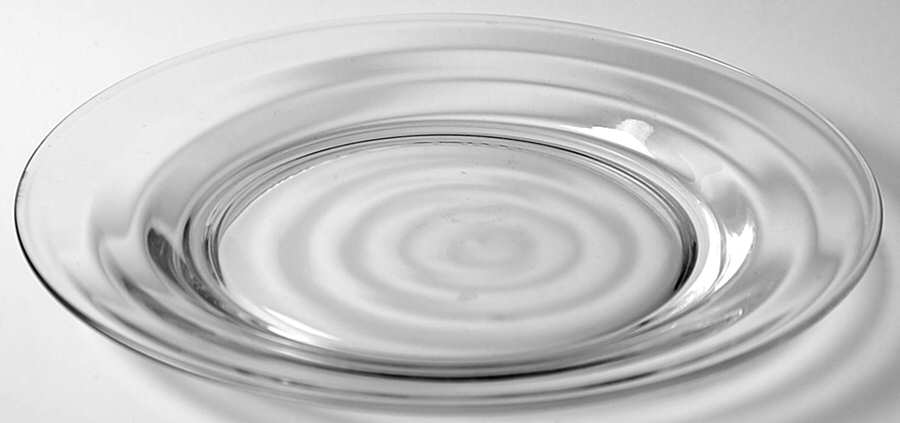 Saturn Clear Luncheon Plate by Heisey-1