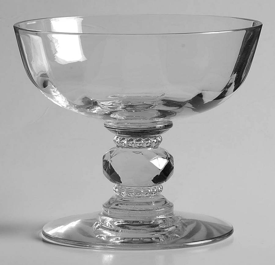Spanish Clear Champagne/Tall Sherbet by Heisey-1