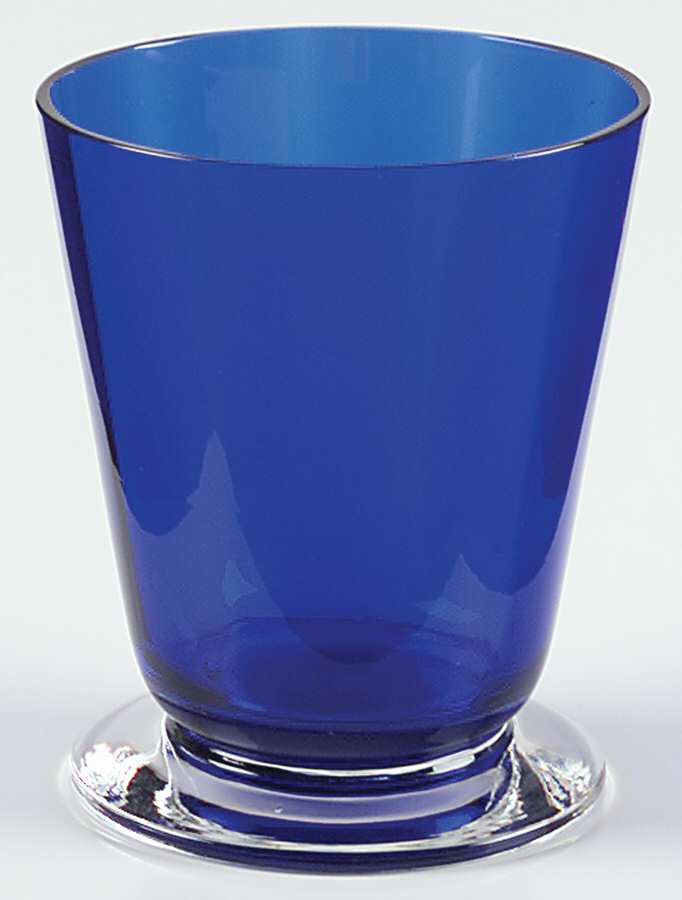 Spanish Cobalt Blue (Clear Stem) Oyster or Fruit Cocktail by Heisey-1