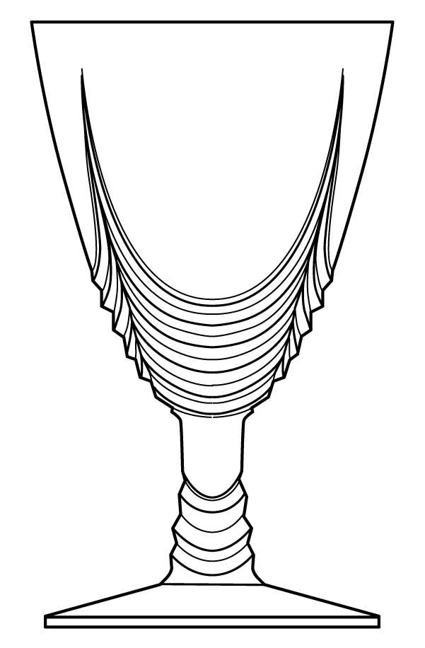 Stanhope Water Goblet by Heisey-1