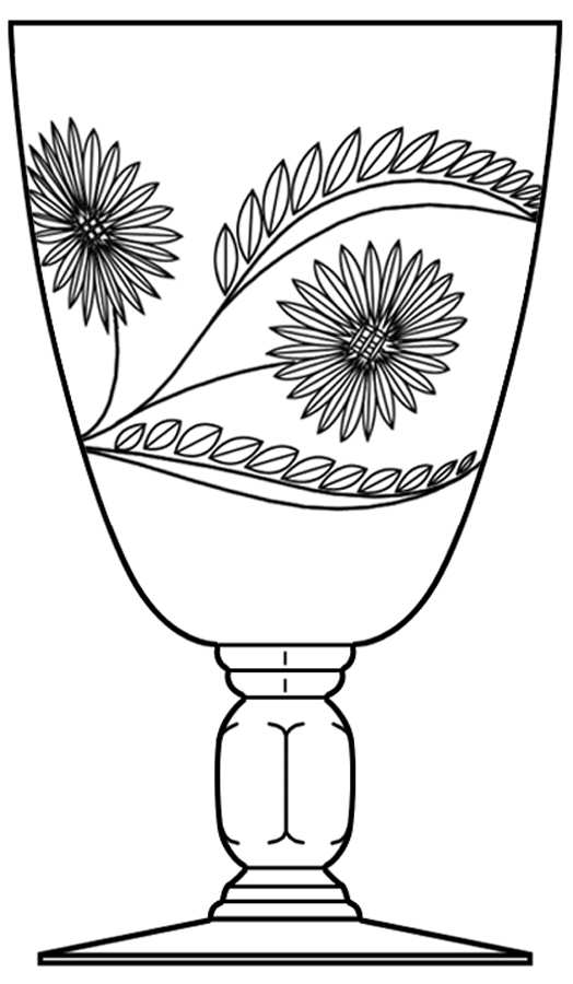 Starlight Water Goblet by Heisey-1