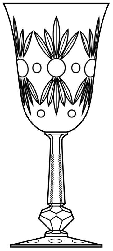 Sungate Water Goblet by Heisey-1