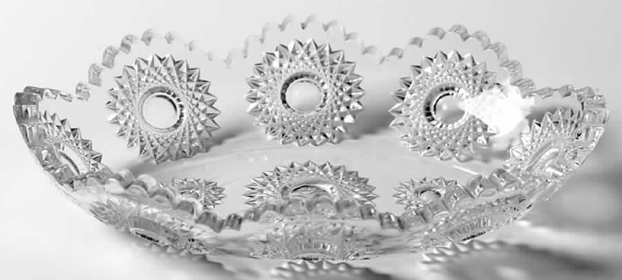 Sunburst 7" Oval Bowl by Heisey-1