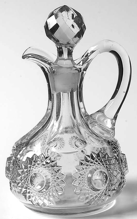 Sunburst 4 Oz Cruet & Stopper by Heisey-1