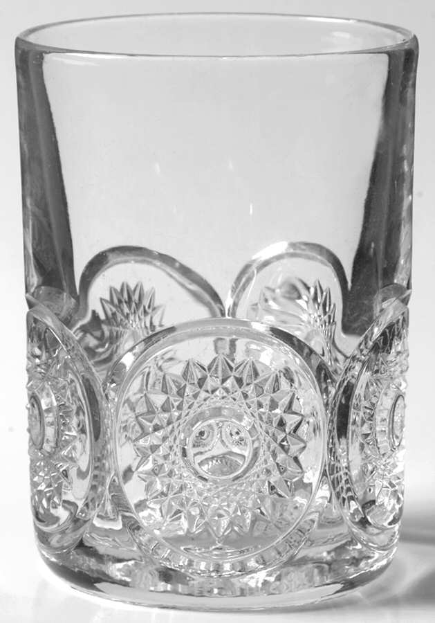 Sunburst 9 Oz Flat Tumbler by Heisey-1