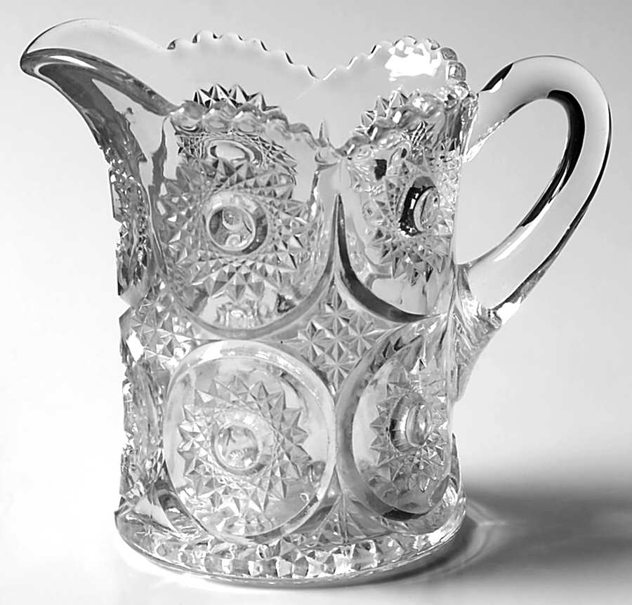 Sunburst Creamer by Heisey-1