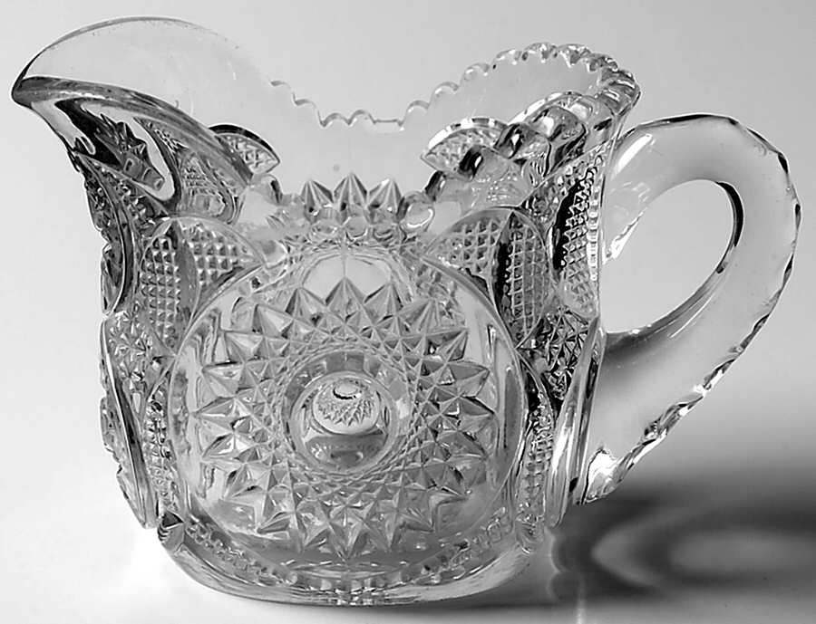 Sunburst Individual Creamer by Heisey-1