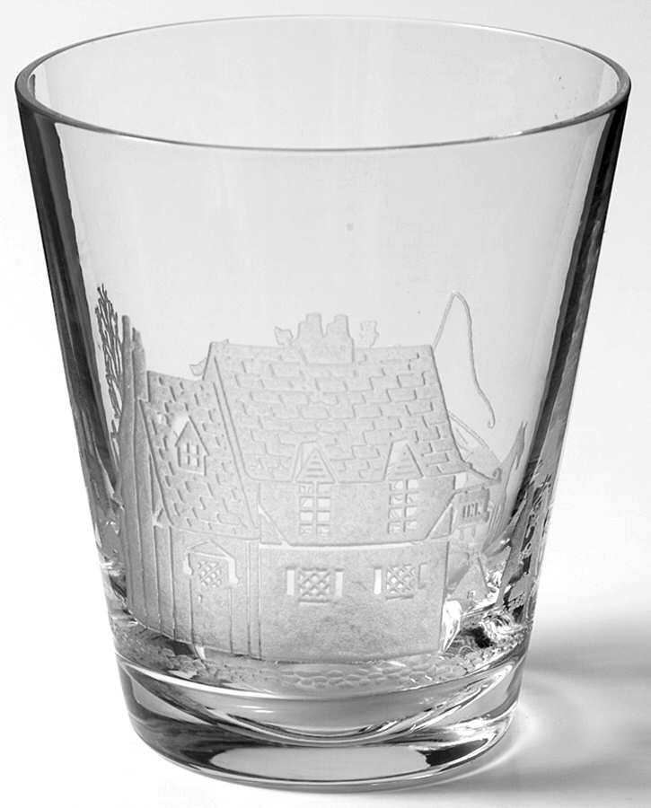 Tally Ho Clear (Deep Plate Etch) Old Fashioned by Heisey-1
