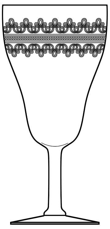 Tatting Water Goblet by Heisey-1