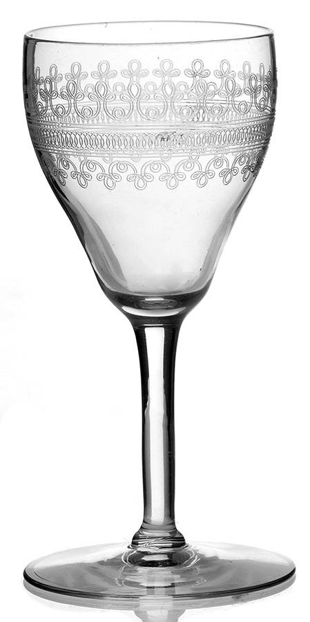 Tatting Wine Glass by Heisey-1