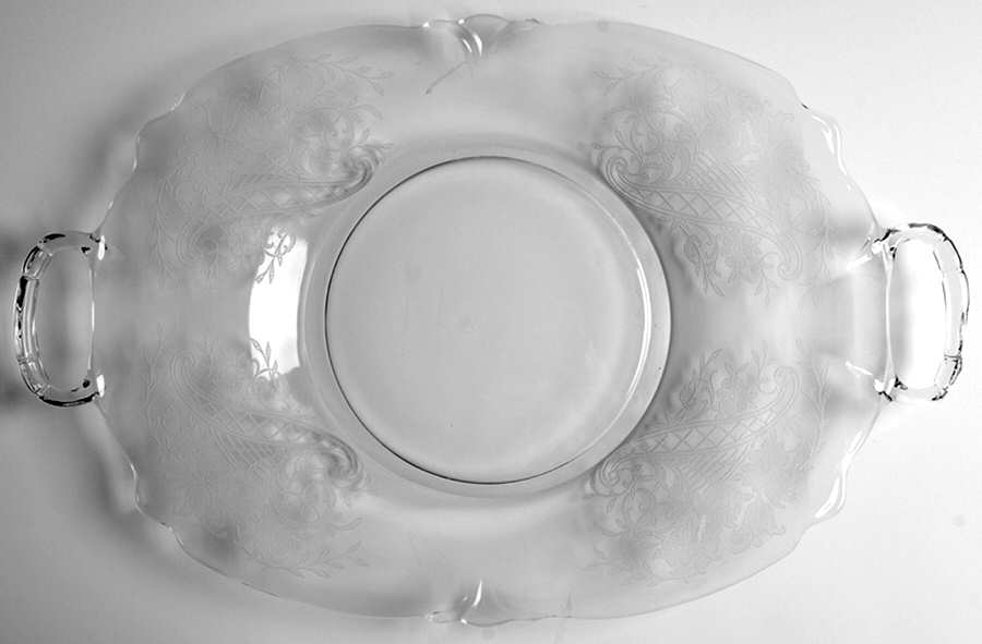 Titania Clear (Stem 3404) Hors d'Oeuvre Tray by Heisey-1