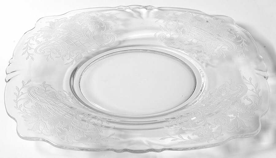 Titania Clear (Stem 3404) Luncheon Plate by Heisey-1
