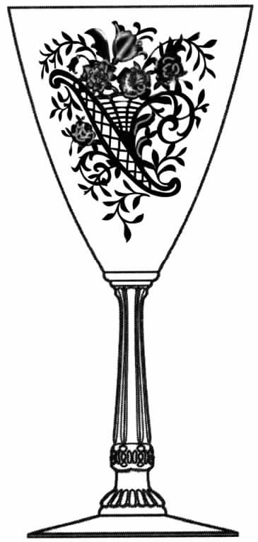 Titania Yellow (Stem 3389) Water Goblet by Heisey-1