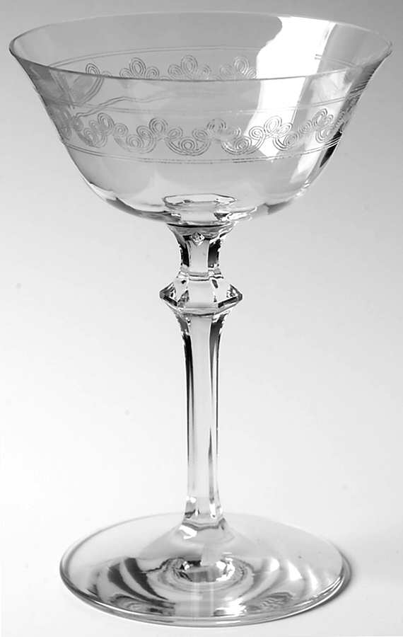 TREFOIL (STEM #3333) Champagne/Tall Sherbet by Heisey-1