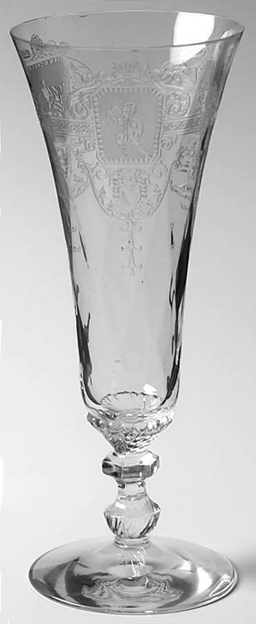 Trojan Clear (Stem 3368, Etch 445) Parfait by Heisey-1