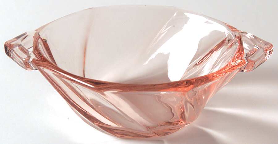 Twist Pink (Flamingo) Nut Cup by Heisey-1