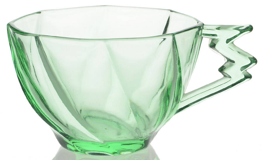 Twist Green (Moongleam) Cup Only by Heisey-1